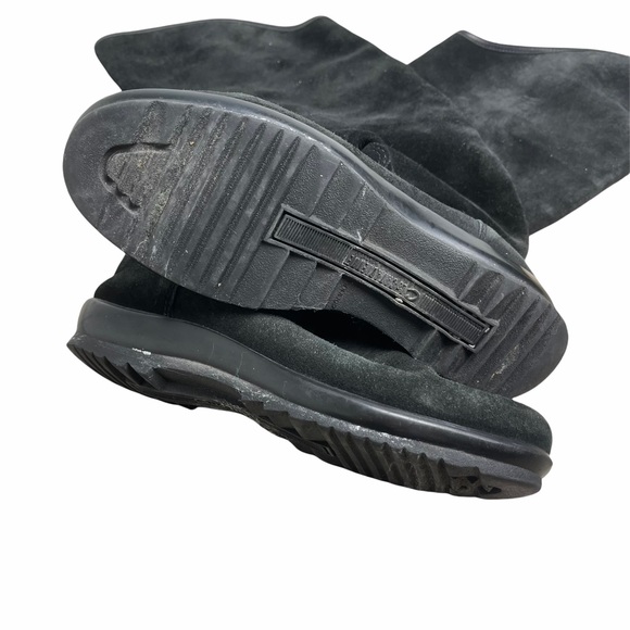 LA CANADIENNE Black Suede Over The Knee Boots 6.5 - Picture 9 of 12